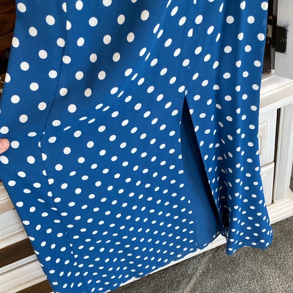 Reformation Juliette Dress blue polka dots - Picture 6 of 6